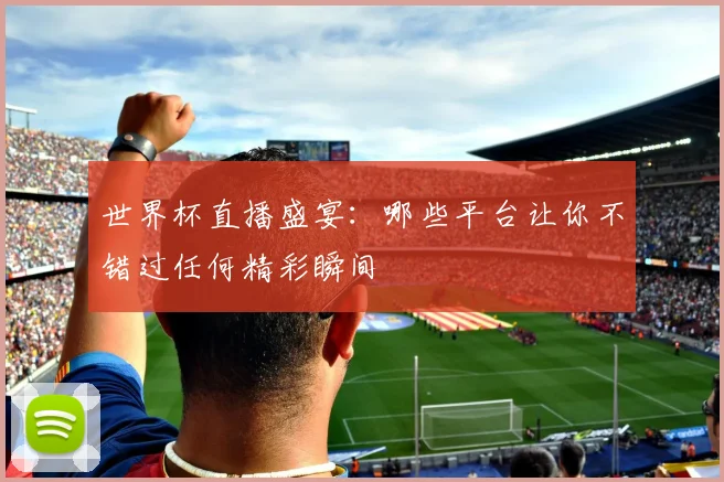 世界杯直播盛宴：哪些平台让你不错过任何精彩瞬间