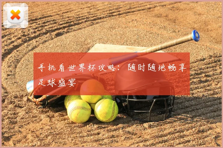 手机看世界杯攻略：随时随地畅享足球盛宴